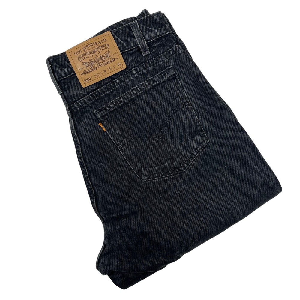 Vintage Levi's 550 Relaxed Fit Tapered Leg Jeans Mens 36x36 (Fits 34x36) Tab 90s